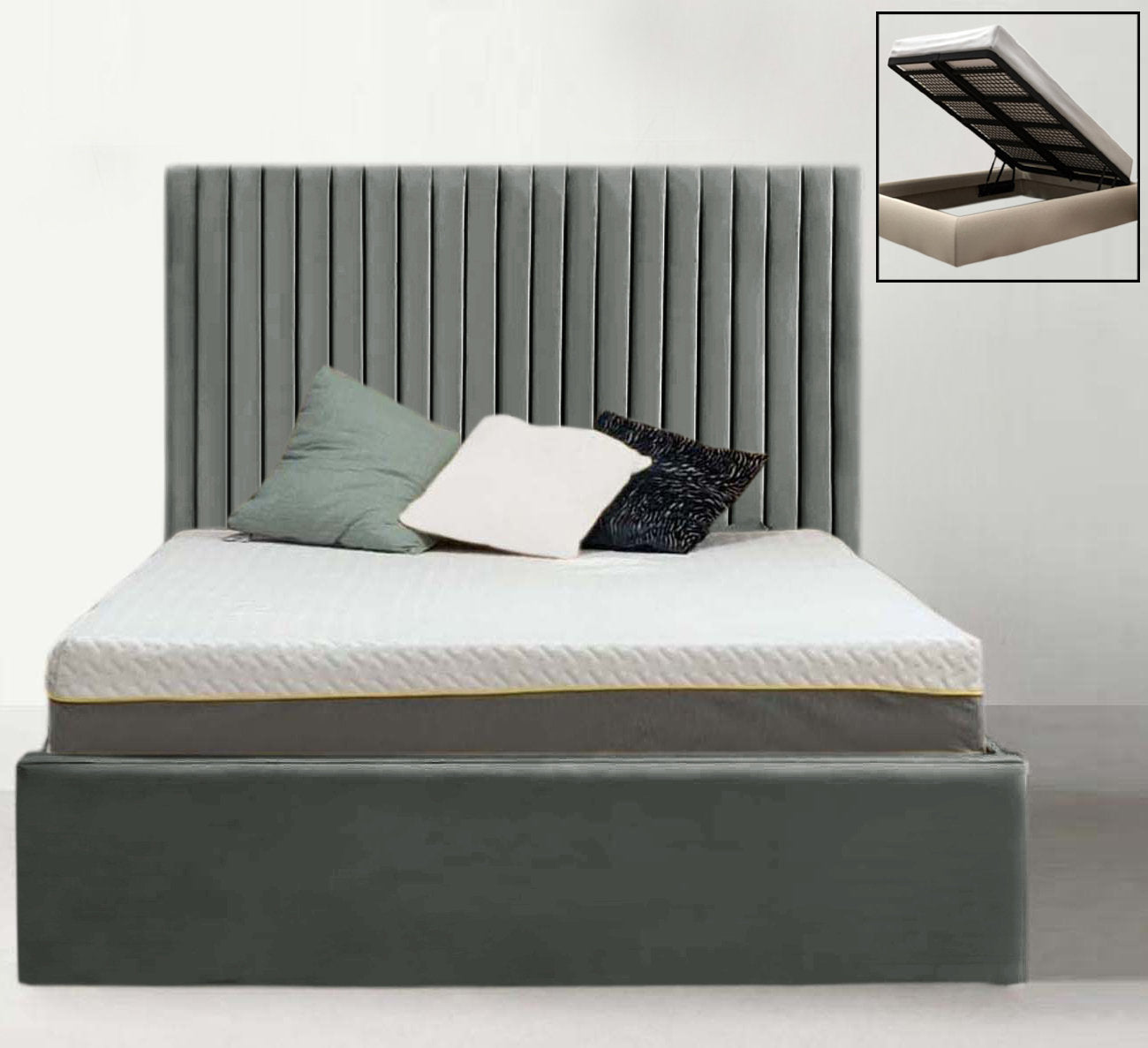 Hoy Upholstered Ottoman Bed Frame Britainsleep