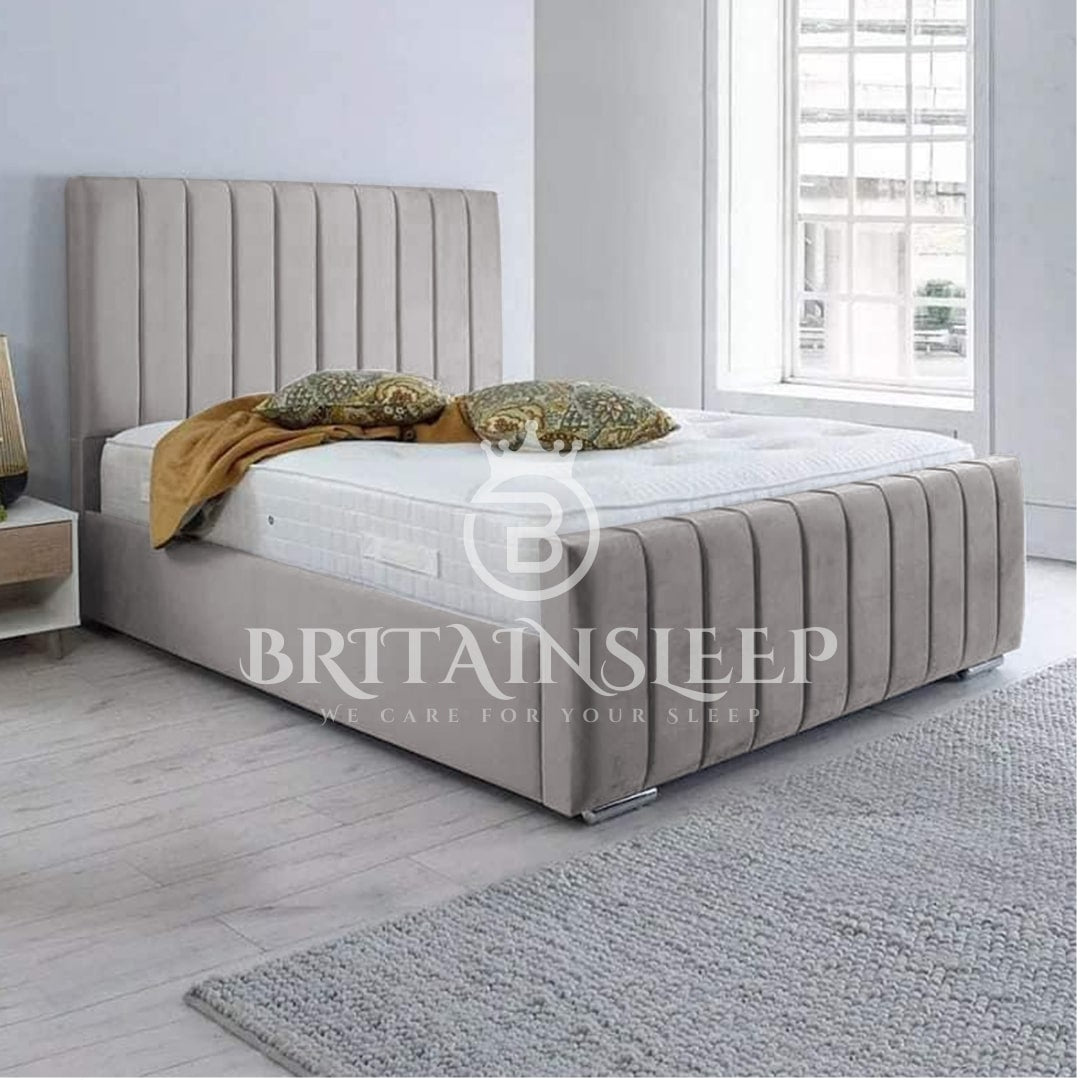 Royal Nesting Upholstered Bed Frame Britainsleep