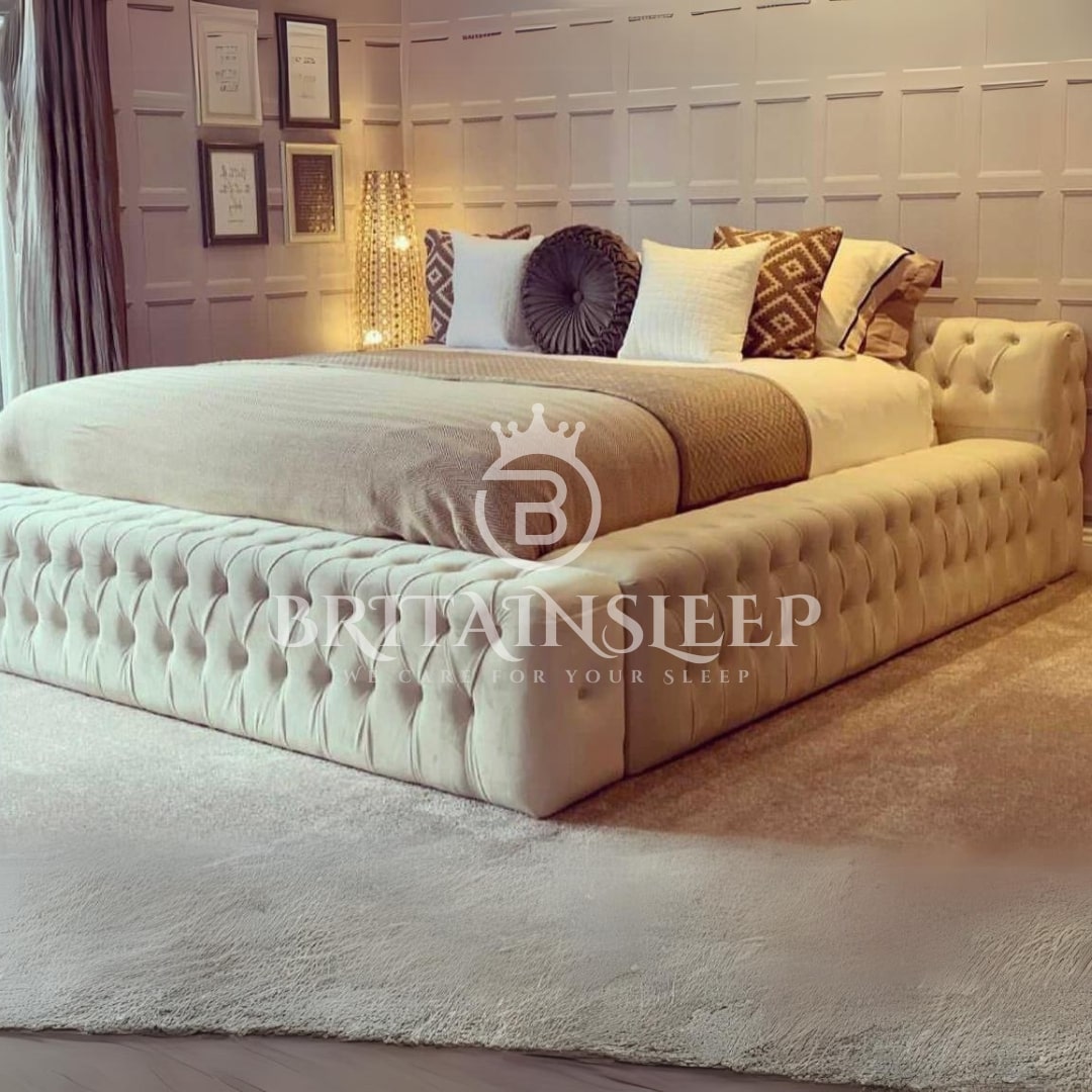 30'' Headboard Whittier Luxury Upholstered Bed Britainsleep