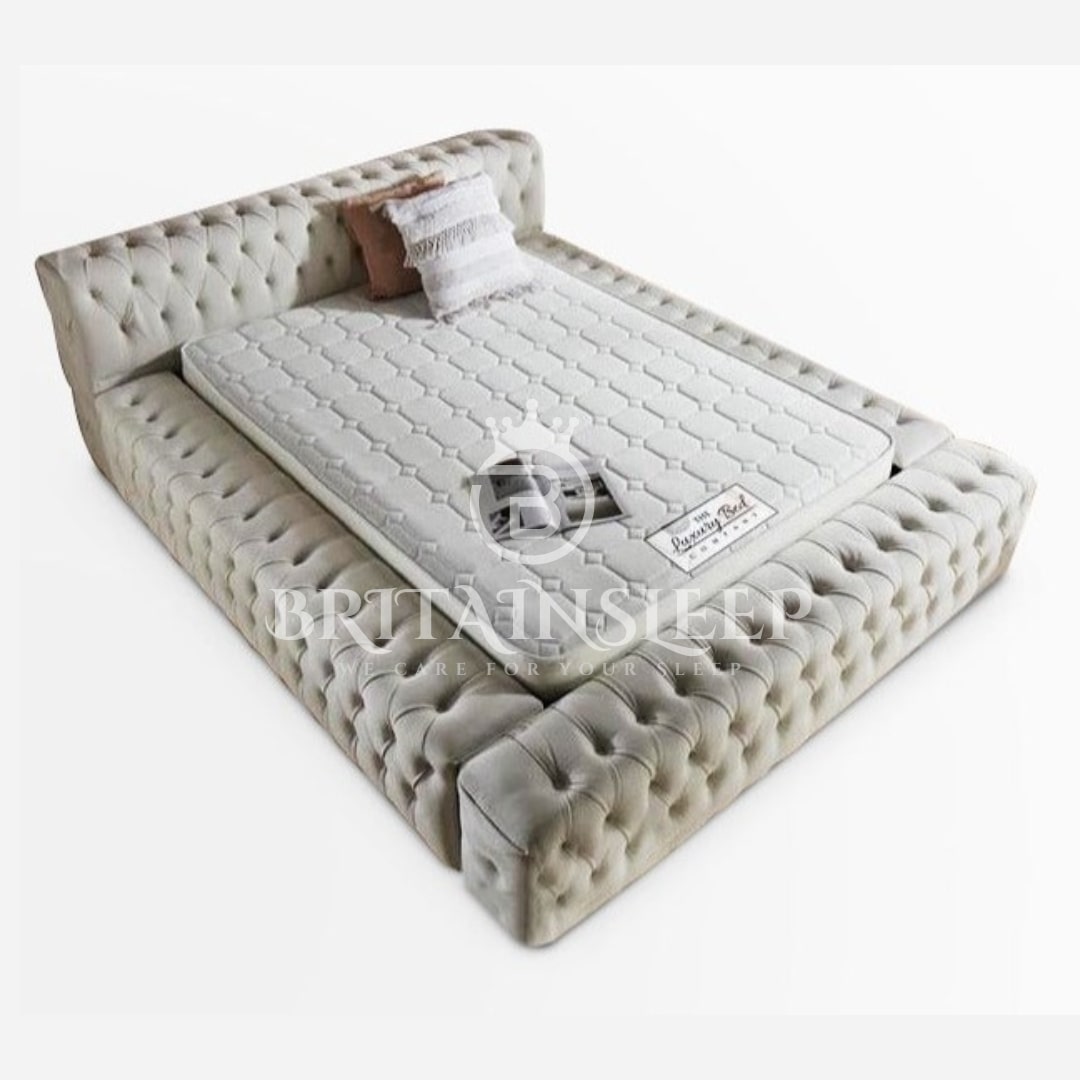 30'' Headboard Whittier Luxury Upholstered Bed Britainsleep