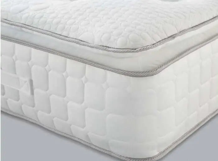 2000 Comfort Pillowtop Pocket Memory Mattress Britainsleep