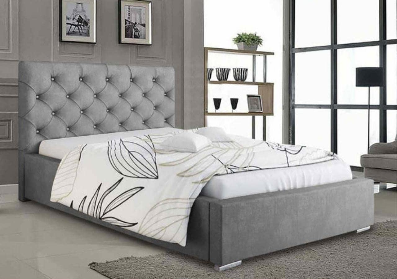 Hilary Upholstered Bed/Gas Lift Storage Britainsleep