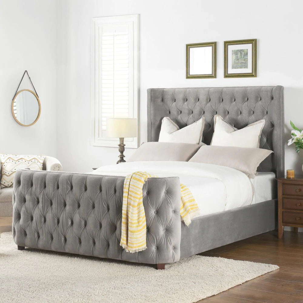 Britainsleep Alvin Upholstered Ottoman Storage Bed Frame | Double | Single | Small Double | KingSize | Super King Size Bed Britainsleep