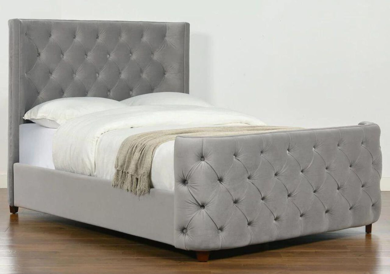 Britainsleep Alvin Upholstered Ottoman Storage Bed Frame | Double | Single | Small Double | KingSize | Super King Size Bed Britainsleep